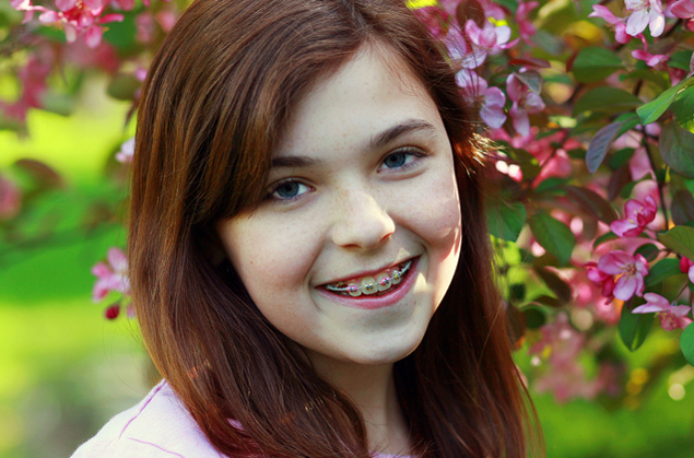 Teen with Braces